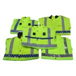 Genuine Ex Police Hi Vis Jackets Pack of 5 Mixed Styles & Sizes Job Lot Grade 1