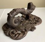Large Antique Cast Iron Gothic Door Knocker Spanish ?