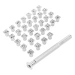 Leather Stamping Tools Exquisite Patterns Stainless Steel Leather Stamp Punch