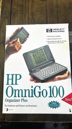HP OmniGo 100 Organizer Plus 1995 1MB RAM, Stylus Pen, With Box, Barely Used