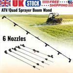 ATV/Quad Boom Wand 6 Nozzles Sprayer Spares 2.5m Agricultural Spray Attachment