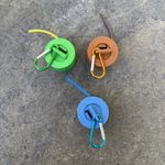 Reusable Electrical Contractors Sleeving Pack of 3 2m Dispensing Reels Earth etc