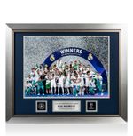 UNSIGNED Real Madrid Official UEFA Champions League Framed Photo: 2022 Winners