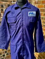 Ferguson Tractor Badged Zip Front Navy Boiler Suit Overalls Size XXL 49-52"Chest