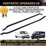 2x NEW FUEL TANK SUPPORT STRAPS FOR VAUXHALL VIVARO 1.9 2.0 2.5 2001-2014