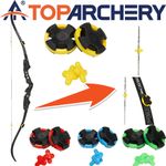 TOPARCHERY Recurve Bow Limbs Stabilizer + String Stabilizer Silencer Dampener