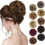 Messy Bun Hair Piece Scrunchie - Synthetic Hair Extensions Fluffy