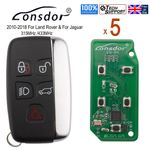 5x Lonsdor Universal Smart Key Fit For Land Rover Jaguar 5 Buttons 315MHZ/433MHz