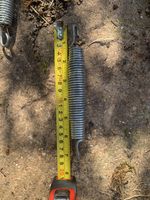 2 x 7 inch Trampoline Springs - Heavy Duty Steel - Minimal Surface Rust 