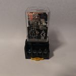 Omron Relay MKS3P-5 250vac 11 pin With Relay base FREE P&P VAT INC