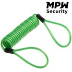 MPW Motorcycle Scooter Disc Lock Reminder Cable - 110cm x 4cm