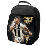 Ronaldo Lunch Bag Juventus Football Legend Personalised Boys Snack Box Gift CR01
