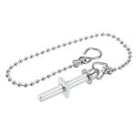 Chrome 12" Sink Basin Bath Ball Chain with stay And S Hook Ends Tools Home Plug
