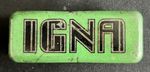 IGNA SPARK PLUG TIN VINTAGE IGNITION PARTS MOTOR MOTORCYCLE CAR ENGINE DISPLAY