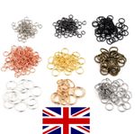 3-8mm Jump Rings Metal DIY Jewellery Making Findings Open Single Split Hoop UK