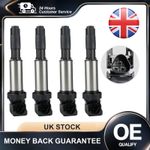 4PCS Ignition Coil Pack For Peugeot RCZ 207 308 408 2008 3008 5008 12131712219