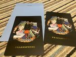 Prada Pradasphere Exhibition Invitation/Printed Cards & Prada Milano Paper Bag