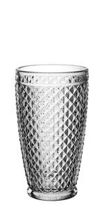 Diablo Hiball Glasses 15.25oz - Pack of 6 Textured Soda Lime Bar Cocktail Glass