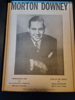 Morton Downey Rare Original CBS TV Promo Poster Ad Framed!