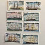 sail ship stamps various origins in mint condition