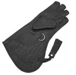 Falconry Glove Leather Bird Handling Glove. Emboss Pattern Falconry Glove
