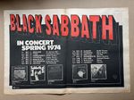 BLACK SABBATH IN CONCERT SPRING 1974 POSTER SIZED original music press double pa