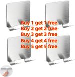 Men's Shaver Razor Holder Stand Adhesive Wall Mounted Stainless Steel Rack Hook