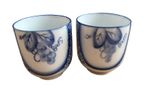 Japanese Porcelain Blue And White Sake Cup