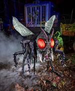 4 FT ANIMATED BUZZ THE GIANT INSECT OUTDOOR HALLOWEEN ANIMATRONIC PROP