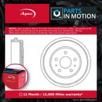 2x Brake Drums (Pair Set) Rear DRM9957 Apec 1327834 1458826 3M511126AC New
