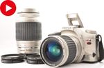 [US Duty Paid] Pentax *ist 35mm SLR Film Camera 28-80mm 75-300mm JAPAN #L311