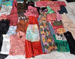 30 Items  VINTAGE RETRO FESTIVAL Clothing Bundle Grade A  Job Lot 6 KG 