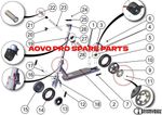 GENUINE AOVO PRO ELECTRIC SCOOTER SPARE PARTS AOVOPRO UK DEALER