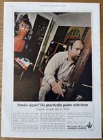 1960's PETER BLAKE CIGAR ADVERT  1966 Pop Art W D WILLS  Advert
