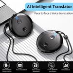 AI Language Translator Device Real Time Voice Translation BT Language Interp NEW