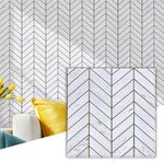 3D Wall Panels Peel and Stick, 10PCS Wood Effect Self-Adhesive Wall Tiles 30x30