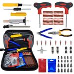 TYRE PUNCTURE REPAIR TOOL KIT MOTORCYCLE CAR VAN EMERGENCY TUBELESS TIRE PLUG