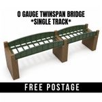 O Gauge Twin Span Girder Bridge with Brick Piers – Model Railway Bridge