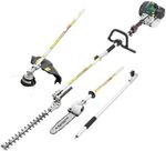 Parkside. 4 in 1 Petrol Combination Lawn Trimmer Brush Cutter Hedge Trimmer