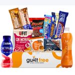 11 High Protein Gift Hamper Box Healthy Protein Snack Bars Cookies Shakes Crisps
