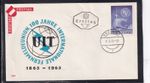 Austria FDC 100 years UIT Mi 1181, Bregenz 17.05.65