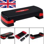 Adjustable Aerobic Step Stepper Exercise Cardio Pilates Training Gym Board Block
