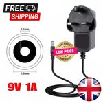 9V Power Supply UK 9v Adaptor 9v Charger 9 Volt Power Supply UK 9V 1A AC/DC PLUG