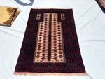 Antique Afghan Hand Knotted Vintage Wool 3x5Ft Rug Tribal Oriental Prayer Carpet
