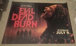 Evil Dead Burn Quad Poster