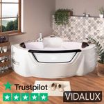 1500 Whirlpool & Airspa Bath Vidalux WB15 1500 x 1500 Inc Taps