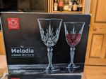 Melodia Italian Crystal Wine Glasses RCR Cristalleria Italiana: Box of 6
