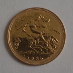 1982 Elizabeth II Gold half Sovereign Coin, Era 1952-2022, Uncertified