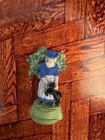 Beautiful Pair Of Miniature Dolls Ornaments In Staffordshire Style