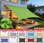HEAVY DUTY SUN SHADE SAIL GARDEN PATIO AWNING CANOPY 98% UV BLOCK WATERPROOF UK